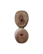 Fresh pussy and ass - brown