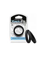 14 xact-fit cockring 2-pack - black