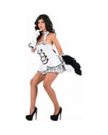 Costume majorete marcy white