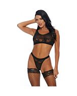 Sheer dreams bra and panty black