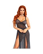 Strappy maxi dress - silver