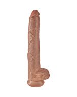 King cock - cock with balls 35.6 cm - flesh