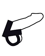 Darkness leather c/b strap h-piece divide