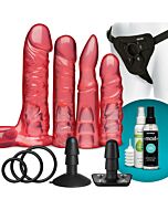 Vac-u-lock crystal jellies set pink