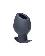 Ass goblet silicone hollow anal plug-large