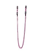 Ouch adjustable nipple clamps pink