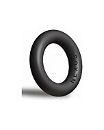 Enduro thick silicone super stretchy cock ring black