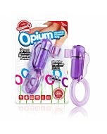 Screaming o opium vibrating pleasure ring purple