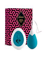 Feelztoys - anna vibrating egg remote deep green