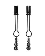 Teasing nipple clamp - black