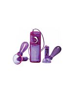 Fetish fantasy series vibrating nipple pumps