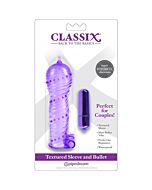Classix - textured sleeve & bullet, purple