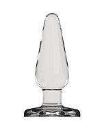 Butt plug - basic - 5 inch - glass