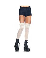 Leg avenue over the knee scrunch sock ivory