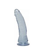 Crystal jellies 7 inch thin dong - clear