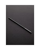 Dip stick ribbed 6x240mm brushed steel