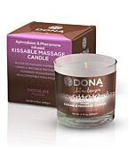 Dona massage candle chocolate 135 g