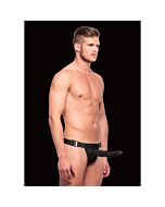 Ouch strap on hollow design black