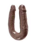 King cock double trouble medium brown