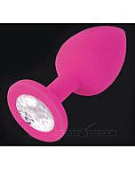 Plug siliona rosa - s