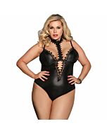 Subblime queen plus fetish teddy with halter neck