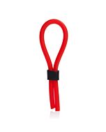 Silicone stud lasso red