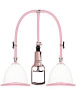 Breast pump set medium - rose gold
