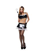 Le frivole - 02795 service girl costume 6 pieces set l/xl