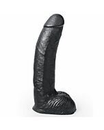 Hung system realistic george black 22cm