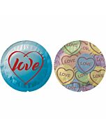 Exs - love hearts - 100 pack
