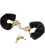 Plush Gold Handcuffs