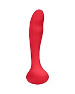 G-spot and prostate vibrator finesse red