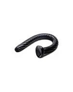 Hosed 19 inch spiral anal snake - black