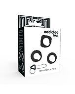 Addicted toys  c-ring set black