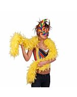 Yellow feather boa 1.83 cm