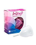 Iriscup menstrual cup transparent large