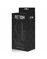 Fetish submissive  flogger vegan leather
