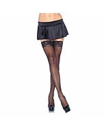 Lace Noir Plus Stockings
