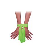 Neon nylon love ties green