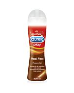 Durex real feel pleasure gel lubricante intimo 50ml