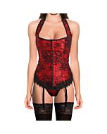 Corset vamp rojo