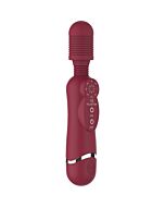 Silicone massage wand - red