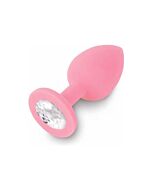 Jewellery pink silicone diamond