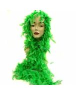 Green feather boa 1.83 cm