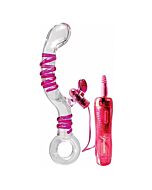 Icicles number 16 hand blown glass massager