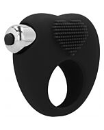 Aubin vibrating cockring - black