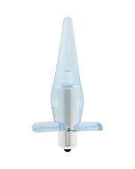 Power vibrating buttplug blue