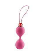 Soft touch vibr love balls pink