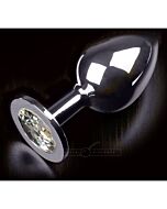 Jewellery large silver diamond