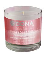 Dona massage candle blushing berry 135 g